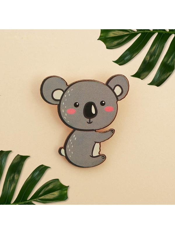Значок в коробочке «Коала» 5 х 4 см