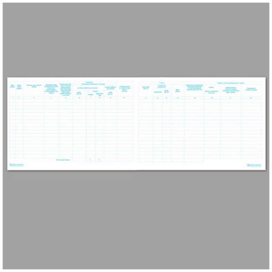 Журнал кассира-операциониста А4, 48 листов, BRAUBERG, форма КМ-4