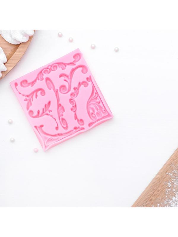 Молд «Вензельный оттиск», 9,8×9,8 см, цвет МИКС