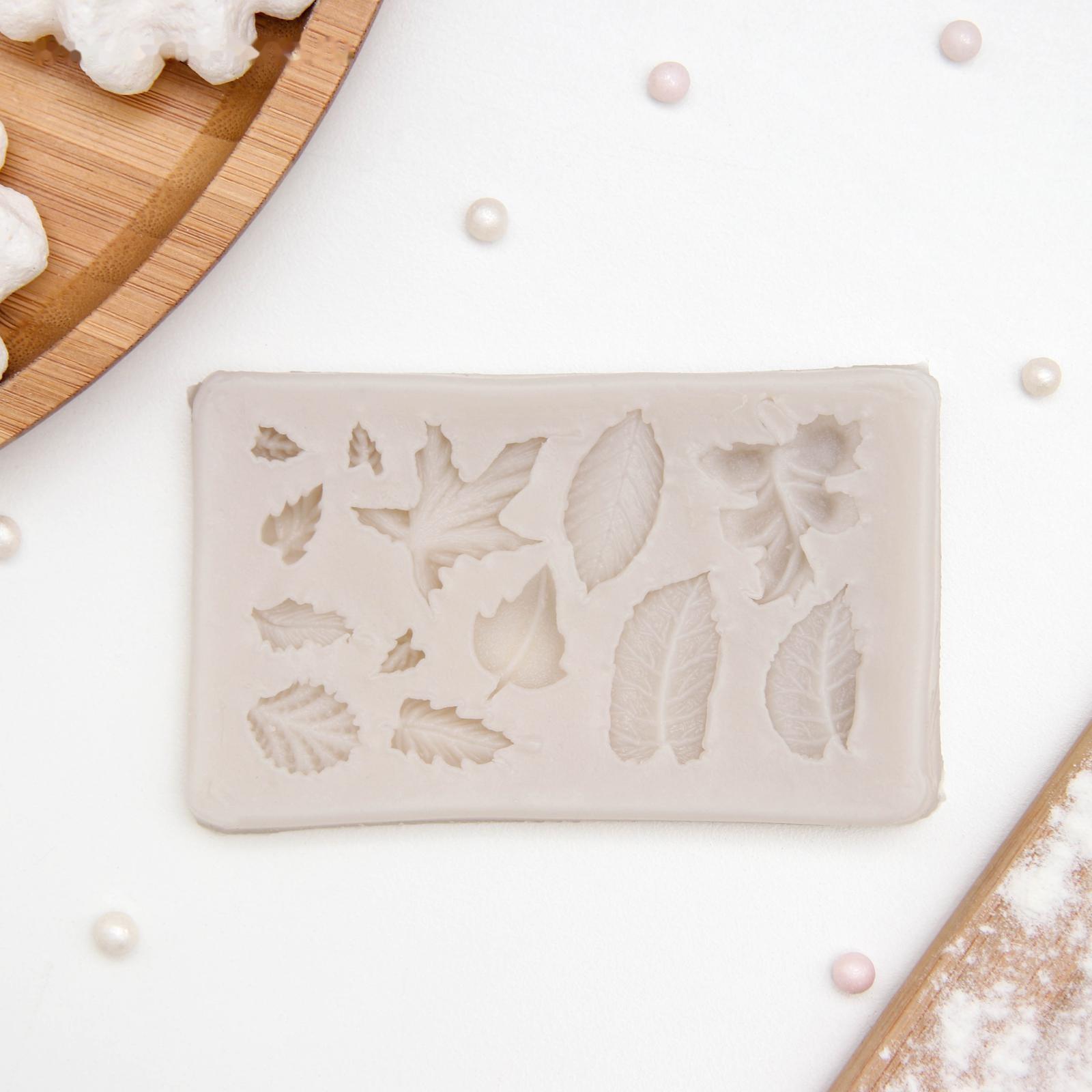 Молд «Гербарий», 8×5×0,8 см, цвет МИКС