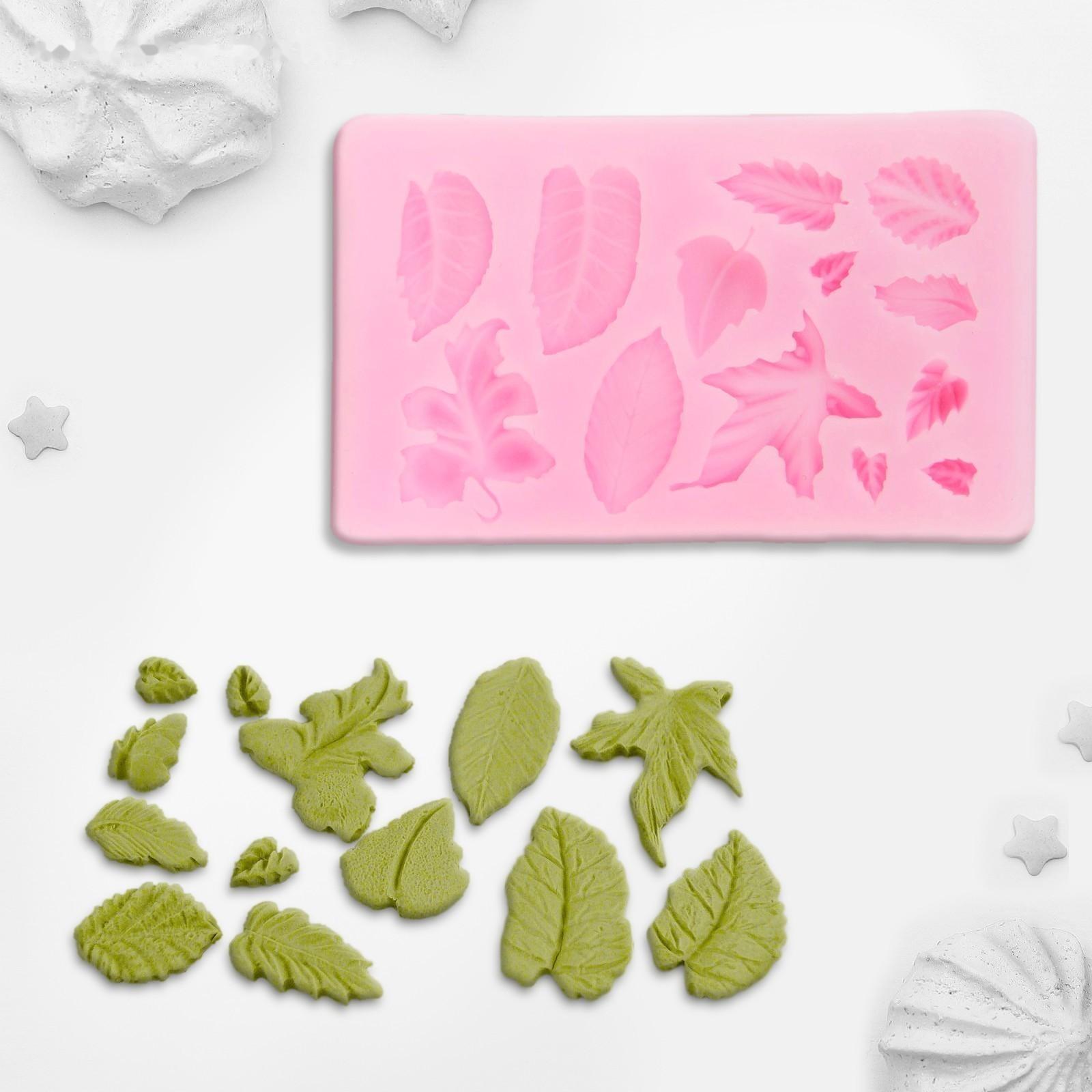 Молд «Гербарий», 8×5×0,8 см, цвет МИКС