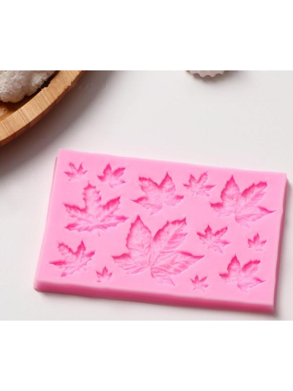 Молд «Листья», 9,5×6,3 см, цвет МИКС