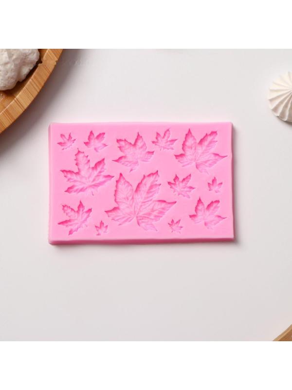 Молд «Листья», 9,5×6,3 см, цвет МИКС