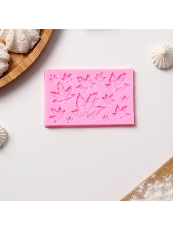 Молд «Листья», 9,5×6,3 см, цвет МИКС