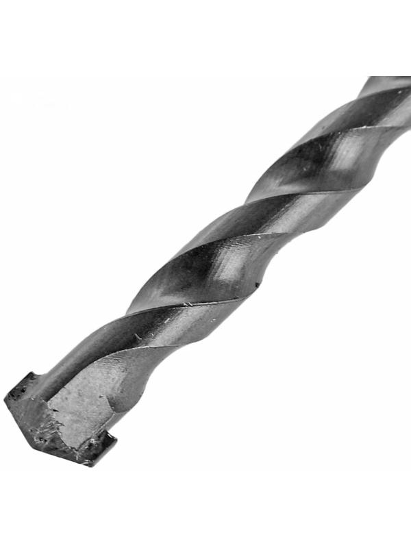 Сверло по бетону ТУНДРА, трехгранный хвостовик, 12 х 200 мм