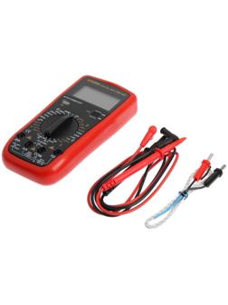 Мультиметр ТУНДРА, VC9208N, ACV/DCV, ACA/DCA, 200-200MΩ, 200nF-200mF, -20-1000°C, 200 kHz