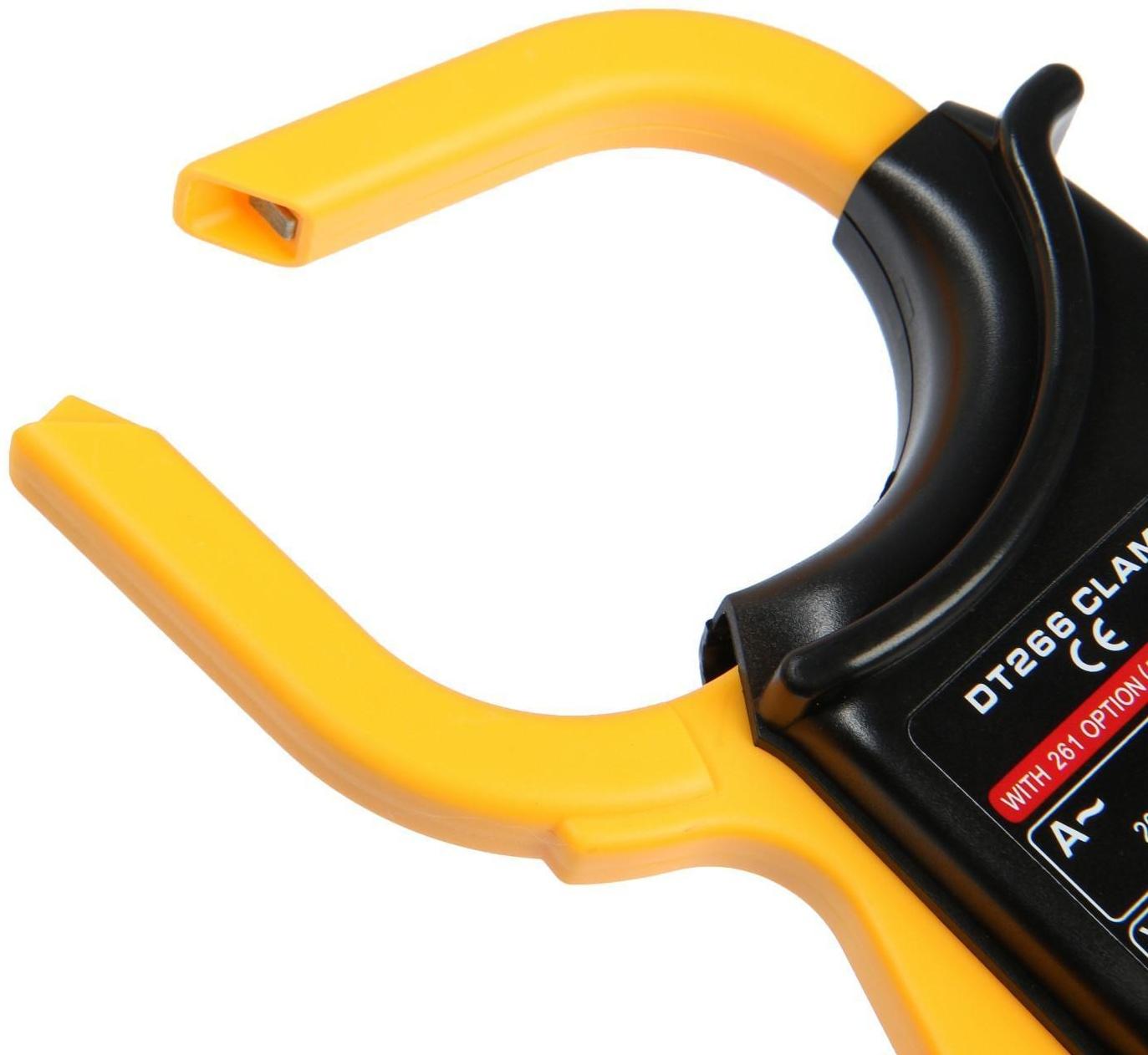 Токовые клещи ТУНДРА, DT-266, ACV/DCV, ACA, 200-20KΩ, изоляции 20-2000MΩ, прозвон