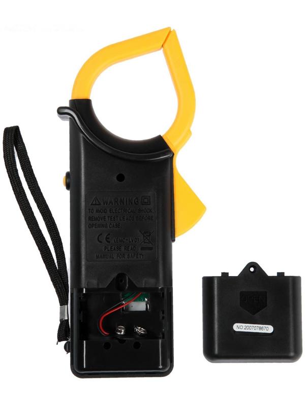 Токовые клещи ТУНДРА, DT-266, ACV/DCV, ACA, 200-20KΩ, изоляции 20-2000MΩ, прозвон