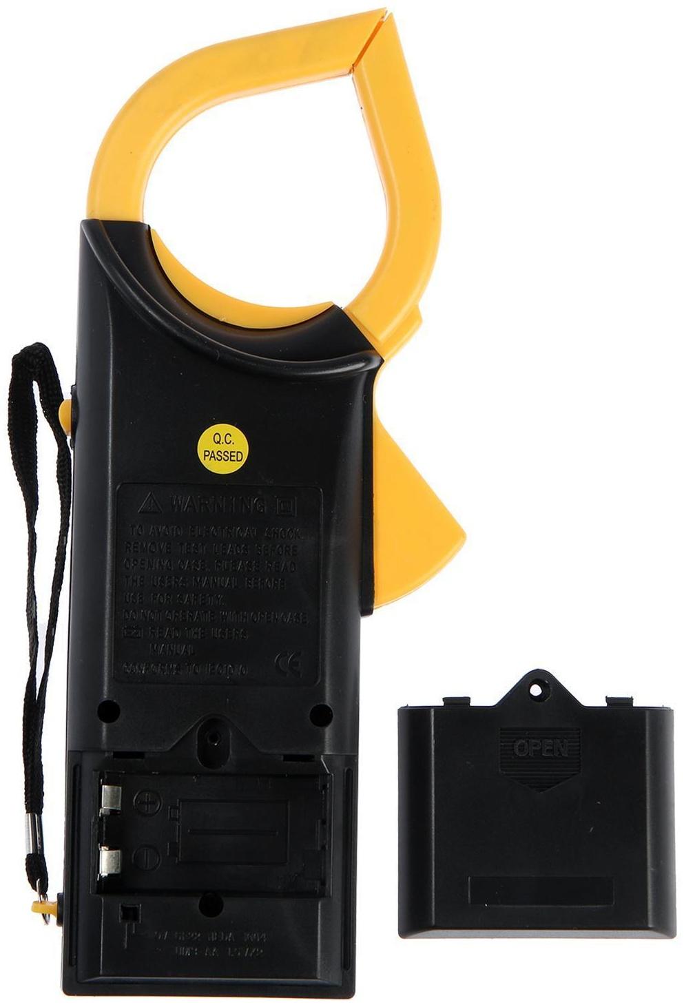 Токовые клещи ТУНДРА, 266C, ACV/DCV, ACA, 200-2МΩ, изоляции 20-2000MΩ, 0-750°C