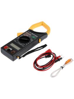 Токовые клещи ТУНДРА, 266C, ACV/DCV, ACA, 200-2МΩ, изоляции 20-2000MΩ, 0-750°C