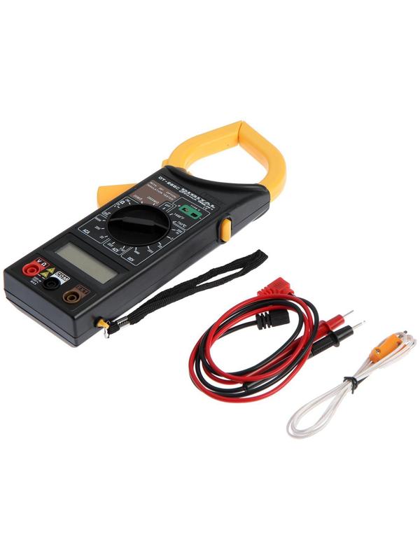 Токовые клещи ТУНДРА, 266C, ACV/DCV, ACA, 200-2МΩ, изоляции 20-2000MΩ, 0-750°C