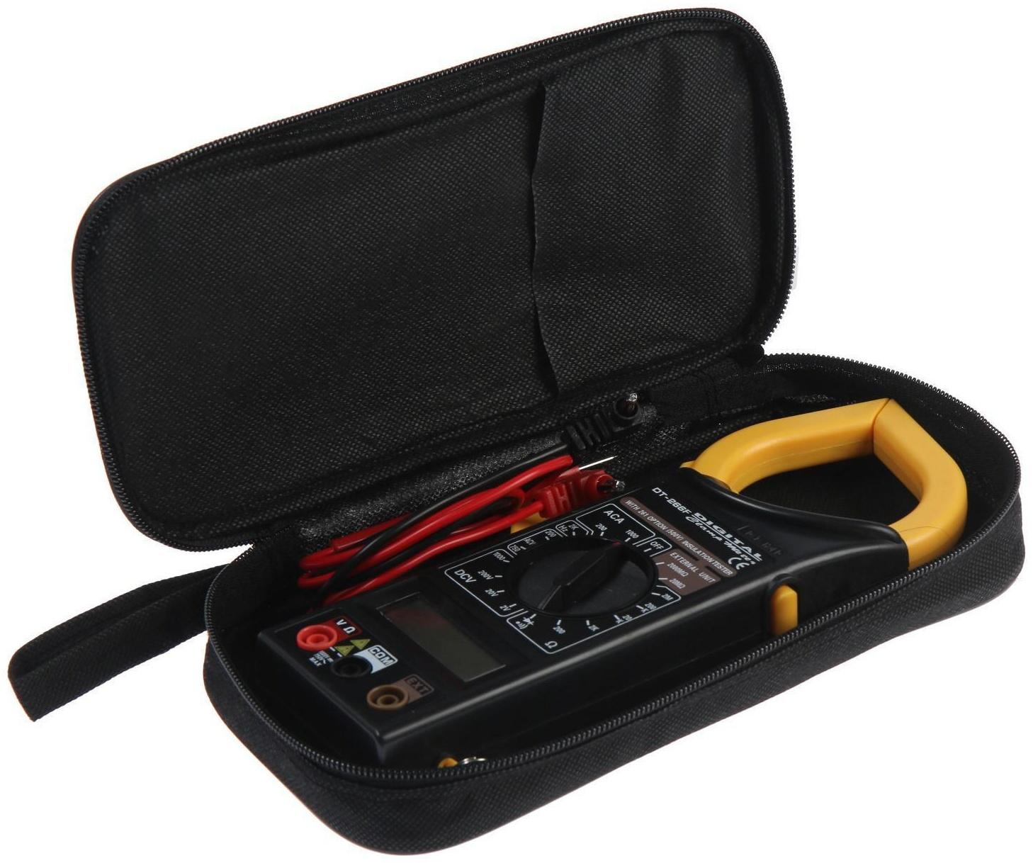 Токовые клещи ТУНДРА, 266F, ACV/DCV, ACA, 200-2МΩ, изоляции 20-2000MΩ, прозвон