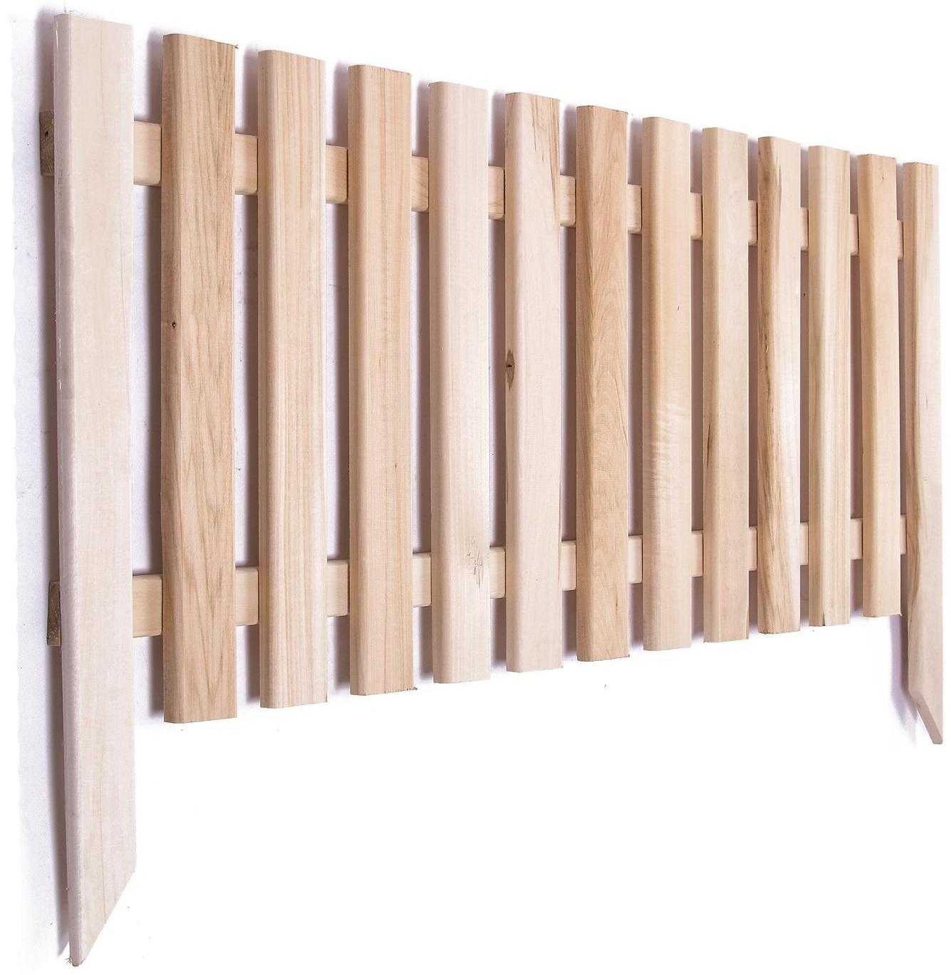 Ограждение декоративное, 45 × 110 см, 1 секция, дерево, «Линия», Greengo