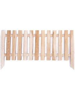 Ограждение декоративное, 45 × 110 см, 1 секция, дерево, «Линия», Greengo