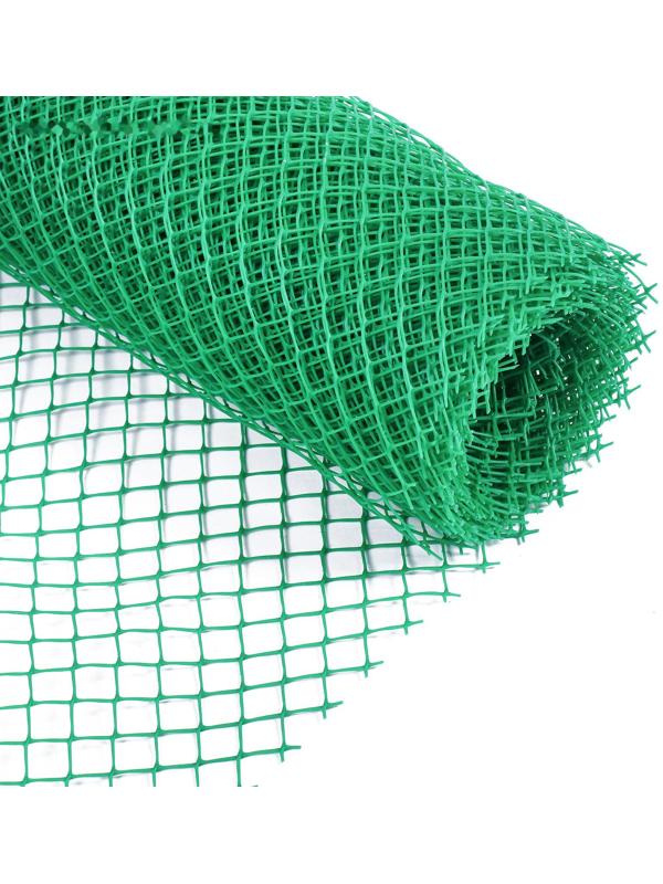 Сетка садовая, 0.5 × 10 м, ячейка 15 × 15 мм, зелёная, Greengo