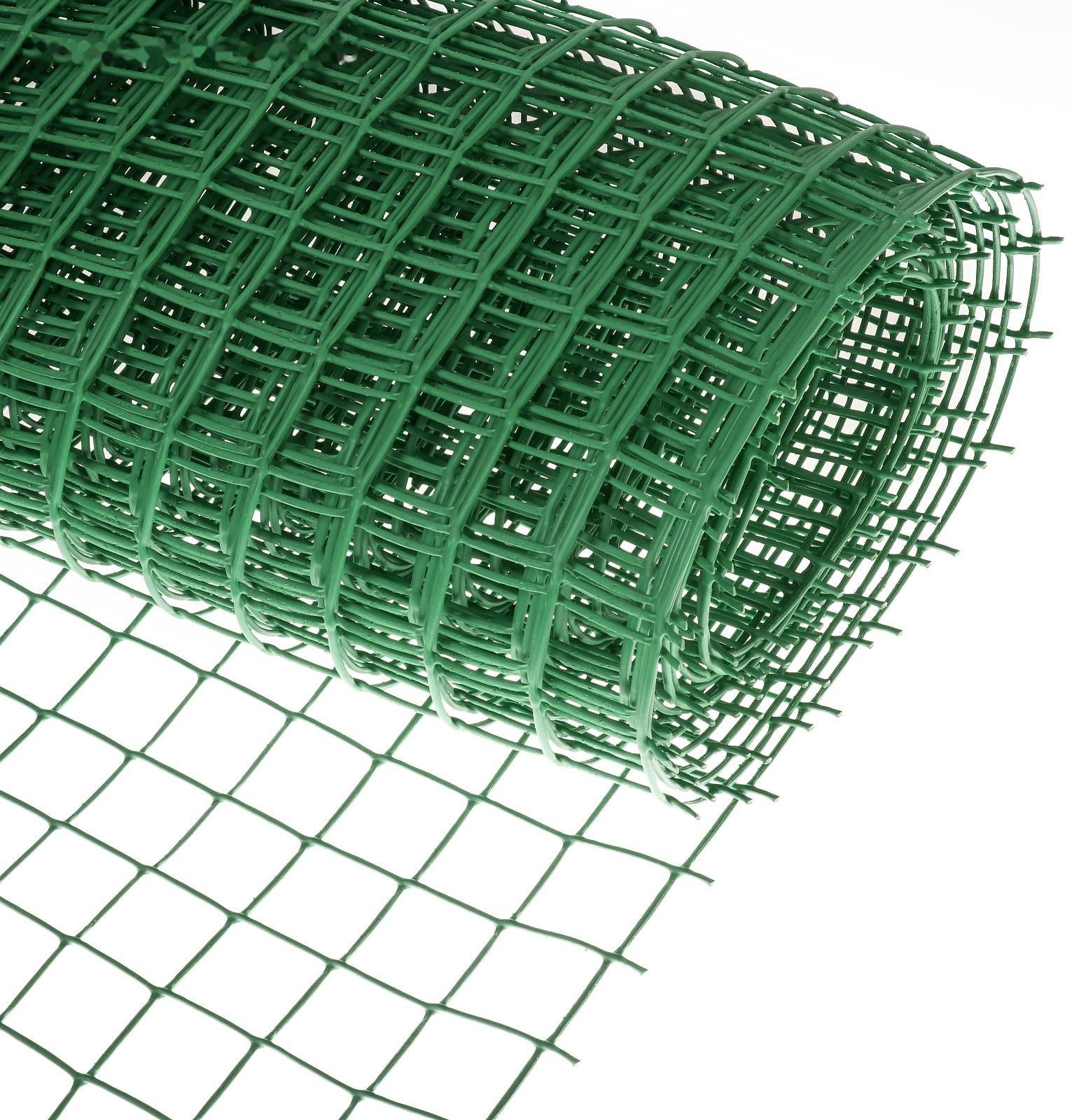Сетка садовая, 1 × 10 м, ячейка 50 × 50 мм, зелёная, Greengo