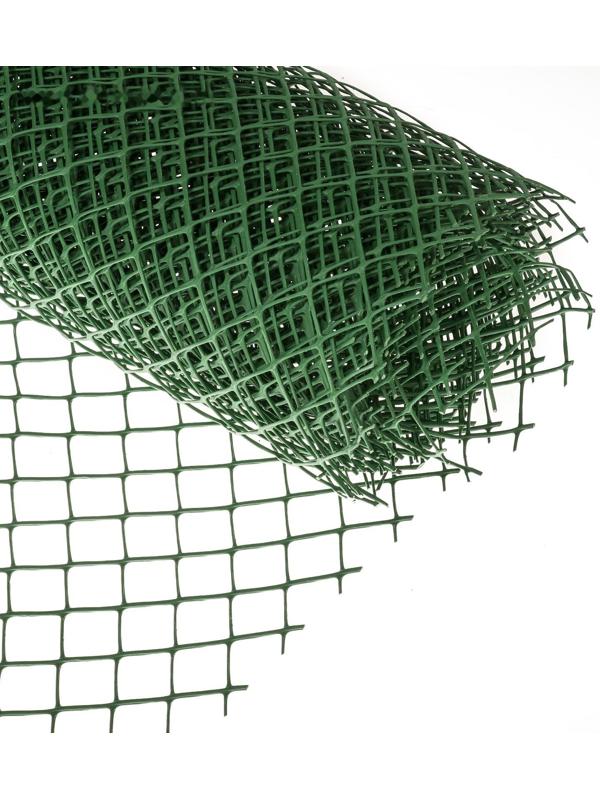 Сетка садовая, 1.5 × 10 м, ячейка 40 × 40 мм, зелёная, Greengo