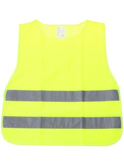 Жилет сигнальный Airline, со светоотражающими полосами, детский, р. 30-34, желтый