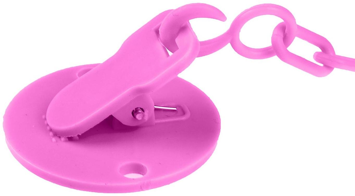 Держатель для пустышки «Любимая доченька», на цепочке цвет розовый