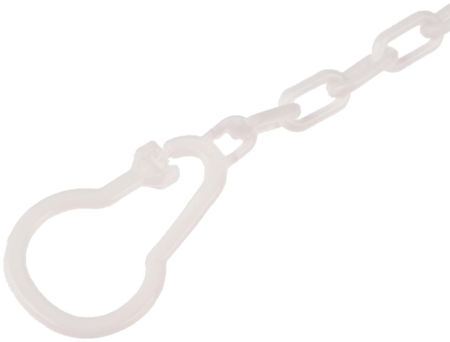 Держатель для пустышки «Я люблю папу», на цепочке цвет белый