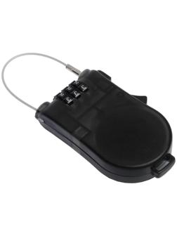 Замок кодовый ТУНДРА, автоматический, с тросом