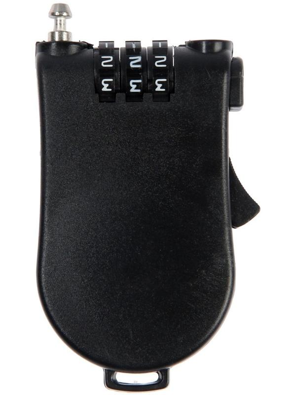 Замок кодовый ТУНДРА, автоматический, с тросом