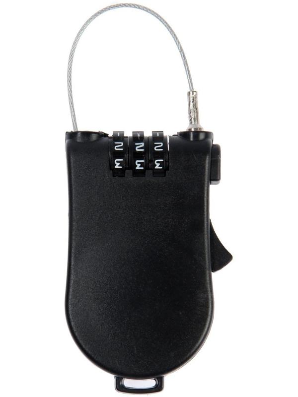 Замок кодовый ТУНДРА, автоматический, с тросом