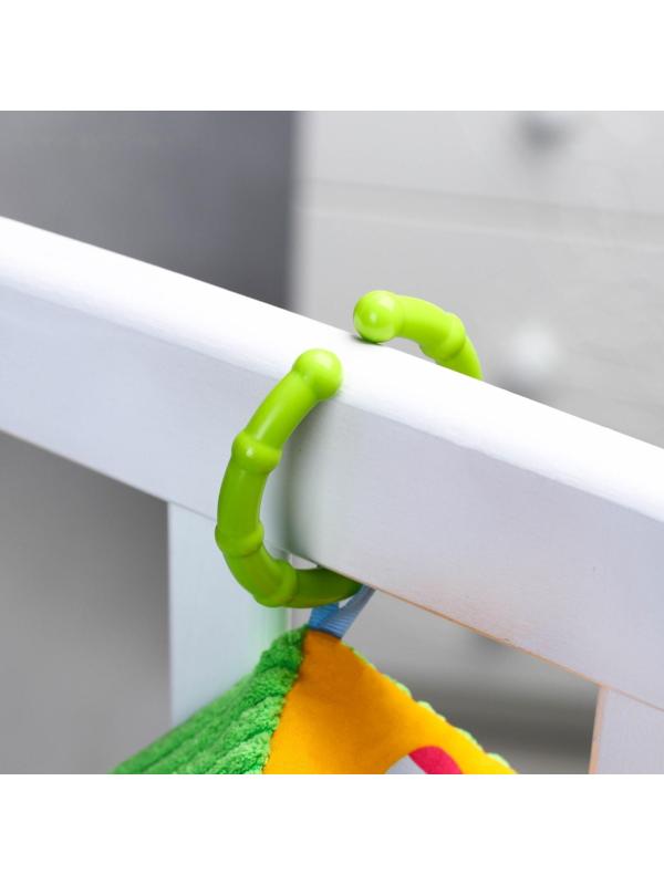 Подвеска мягкая с прорезывателем «Малышарики», на кроватку/коляску, виды МИКС, 26 см.