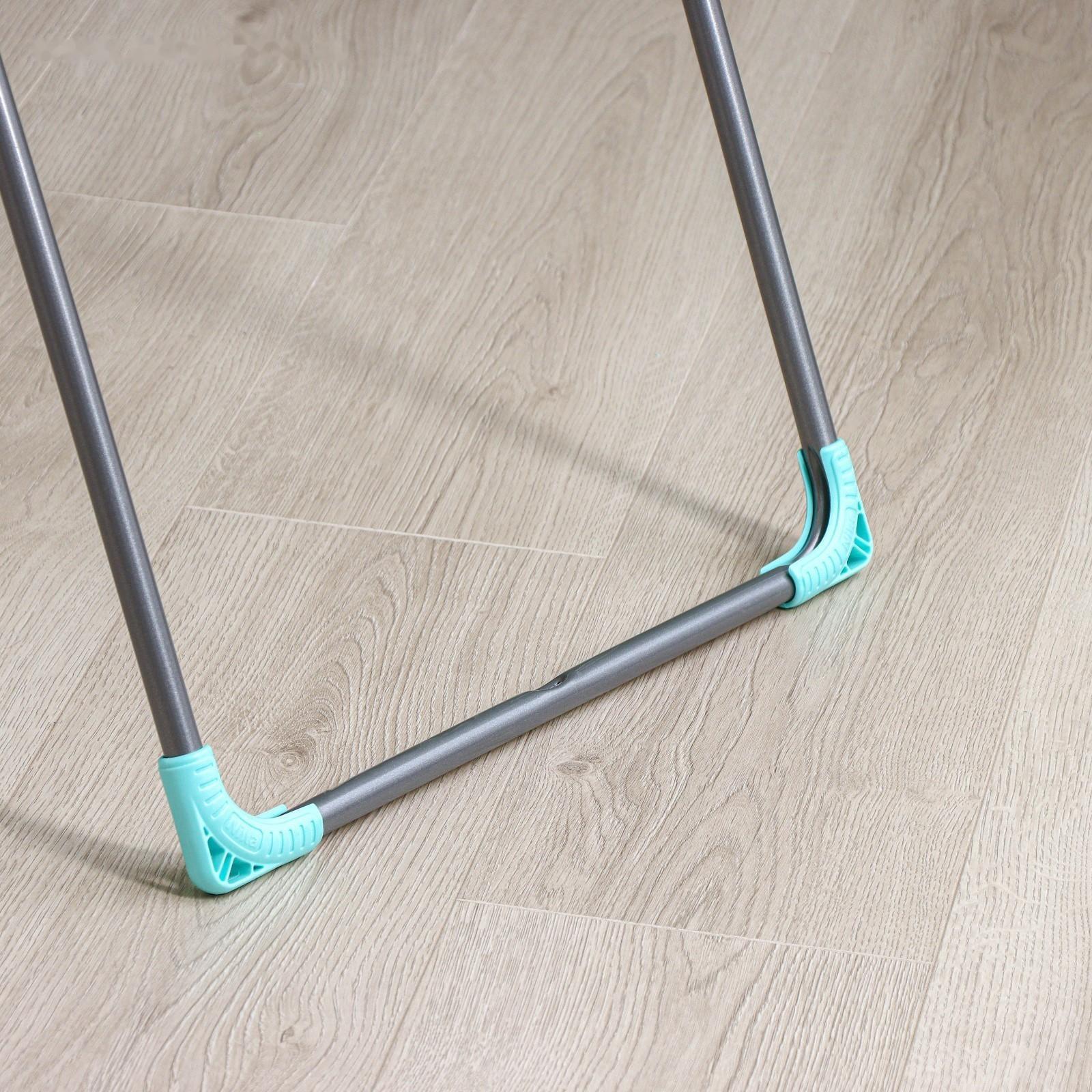 Сушилка для белья двухуровневая, 18 м, цвет серебряный