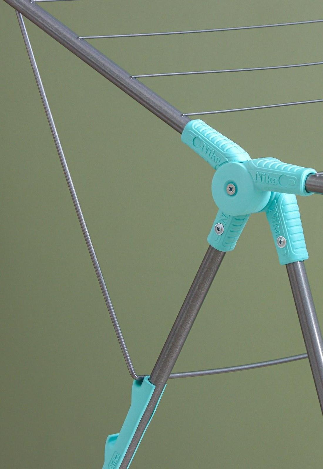 Сушилка для белья двухуровневая, 18 м, цвет серебряный