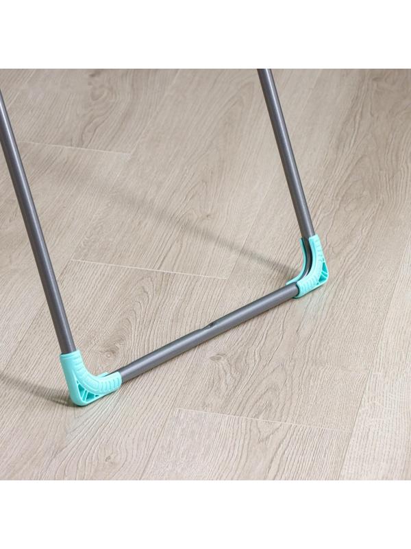 Сушилка для белья двухуровневая, 18 м, цвет серебряный