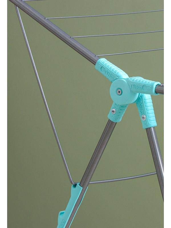 Сушилка для белья двухуровневая, 18 м, цвет серебряный