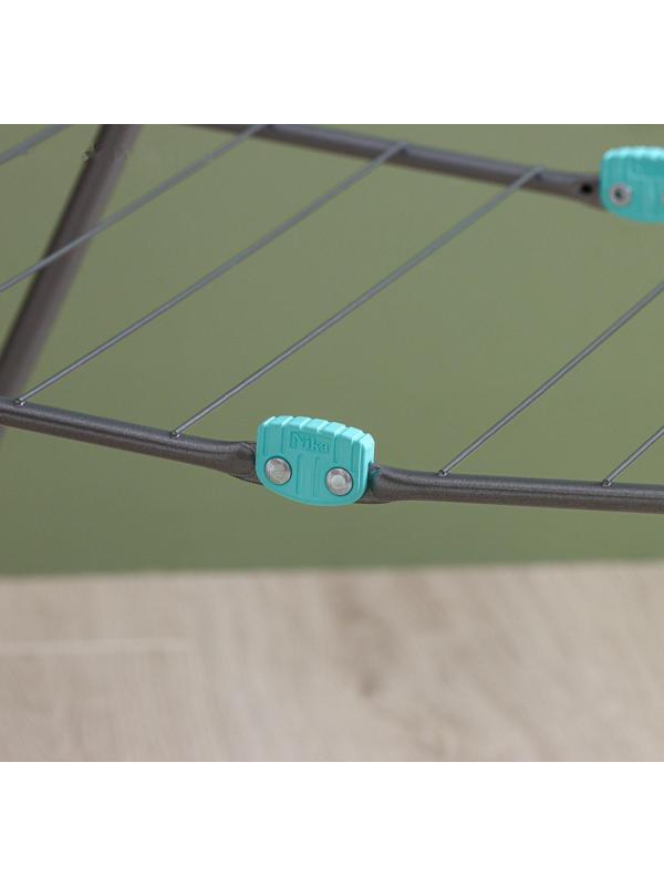 Сушилка для белья двухуровневая, 18 м, цвет серебряный