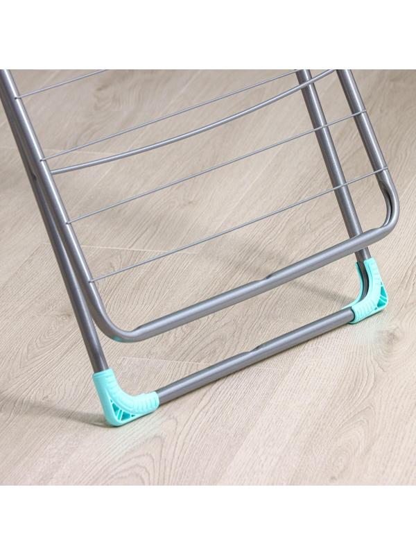 Сушилка для белья двухуровневая, 18 м, цвет серебряный