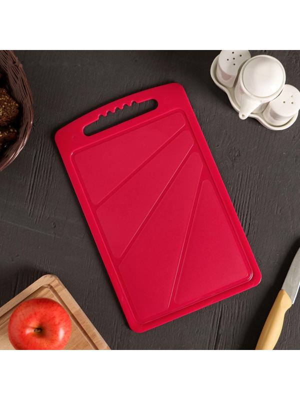 Доска разделочная, 32×20 см, цвет МИКС