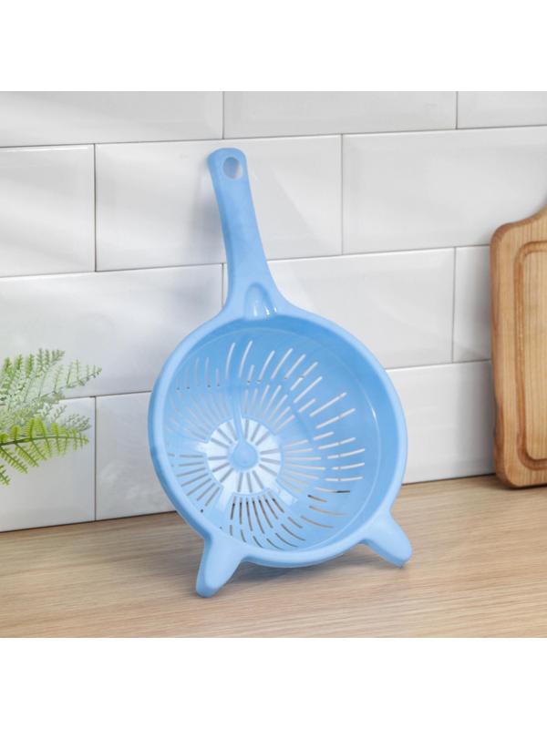 Дуршлаг кухонный, 1,6 л, d=19 см, цвет МИКС