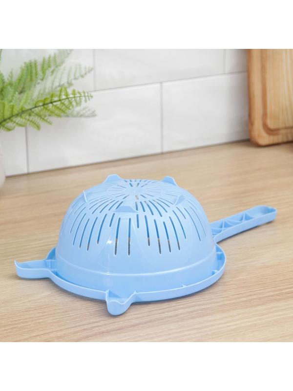 Дуршлаг кухонный, 1,6 л, d=19 см, цвет МИКС