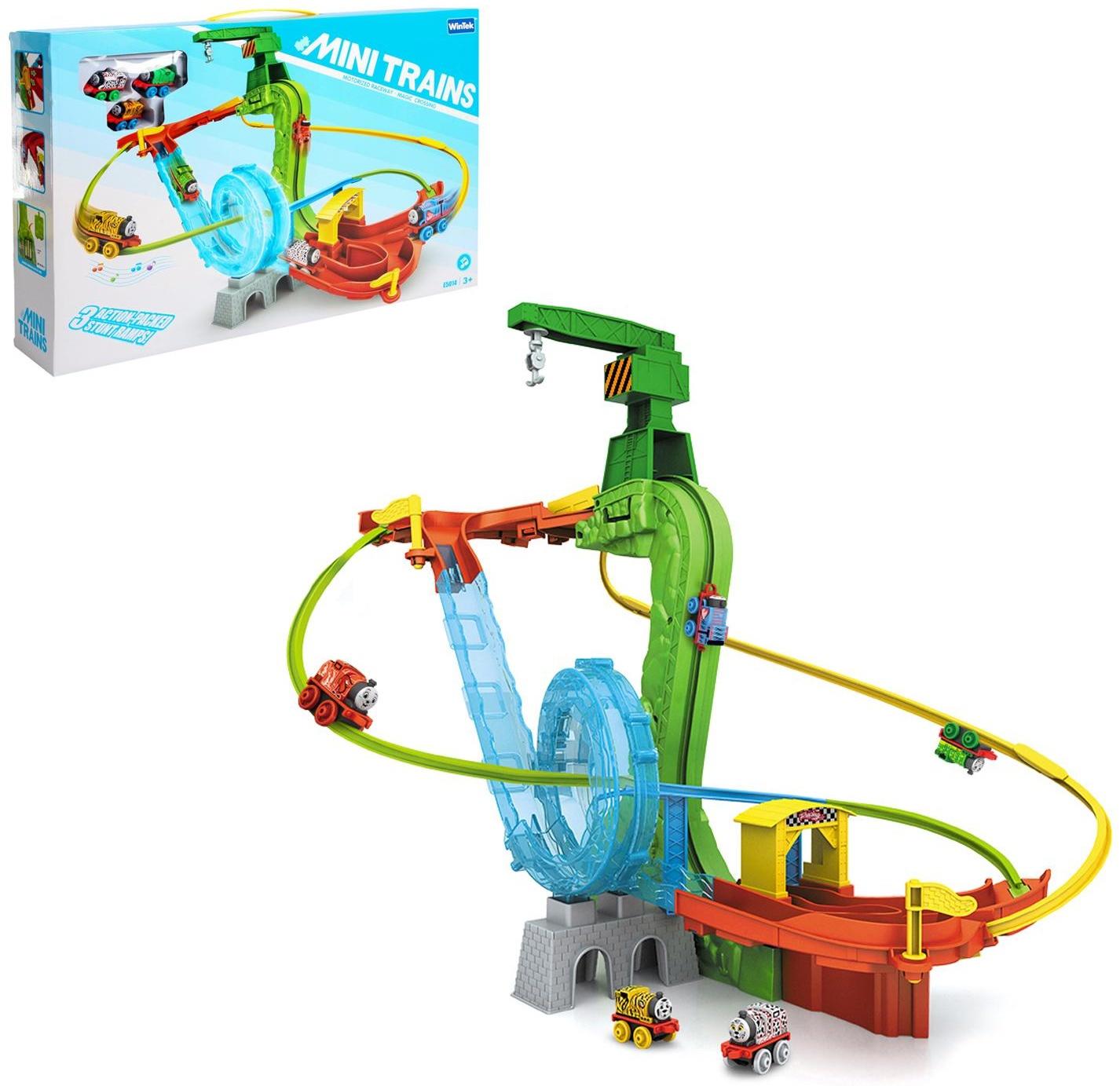 Железная дорога «Приключение паровозиков», работает от батареек