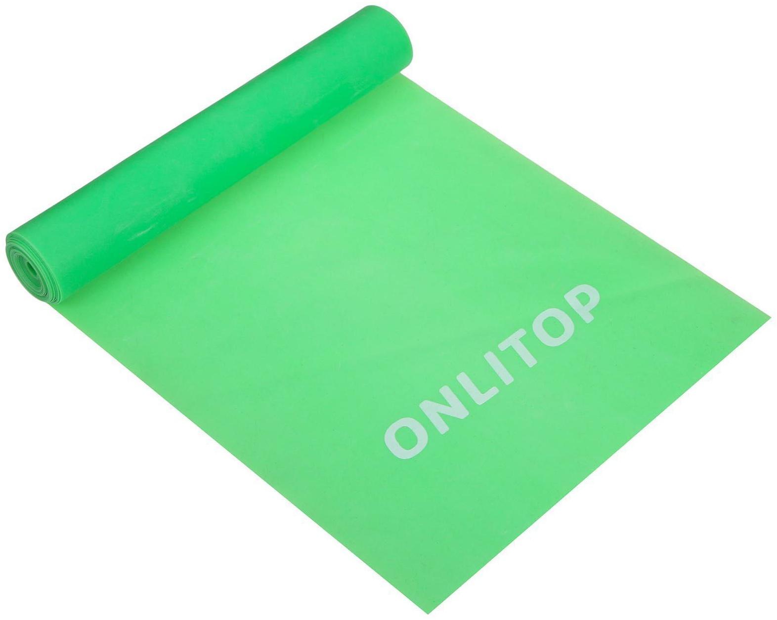 Эспандер ленточный для фитнеса, 150 х 15 х 0,03 см, нагрузка 5 кг, цвета МИКС