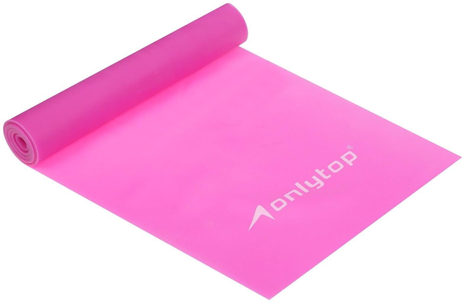 Эспандер ленточный для фитнеса, 150 х 15 х 0,03 см, нагрузка 5 кг, цвета МИКС