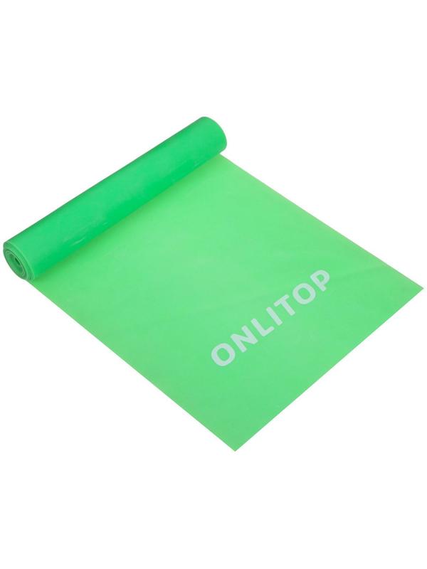 Эспандер ленточный для фитнеса, 150 х 15 х 0,03 см, нагрузка 5 кг, цвета МИКС