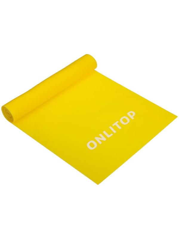 Эспандер ленточный для фитнеса, 150 х 15 х 0,03 см, нагрузка 5 кг, цвета МИКС