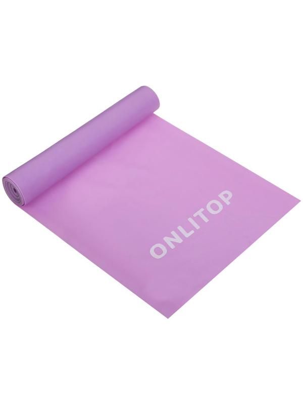 Эспандер ленточный для фитнеса, 150 х 15 х 0,03 см, нагрузка 5 кг, цвета МИКС