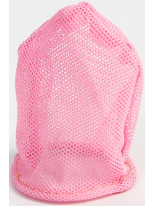 Ниблер для прикорма текстильной сеточкой, цвет розовый