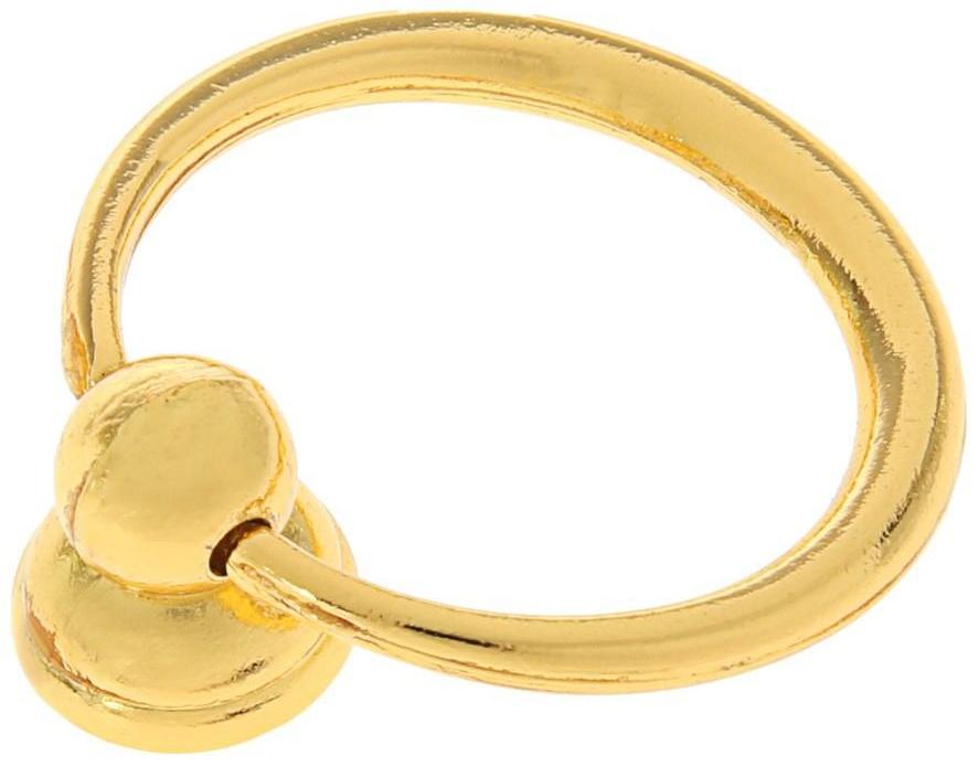 Ручка кнопка ТУНДРА РК109, цвет золото