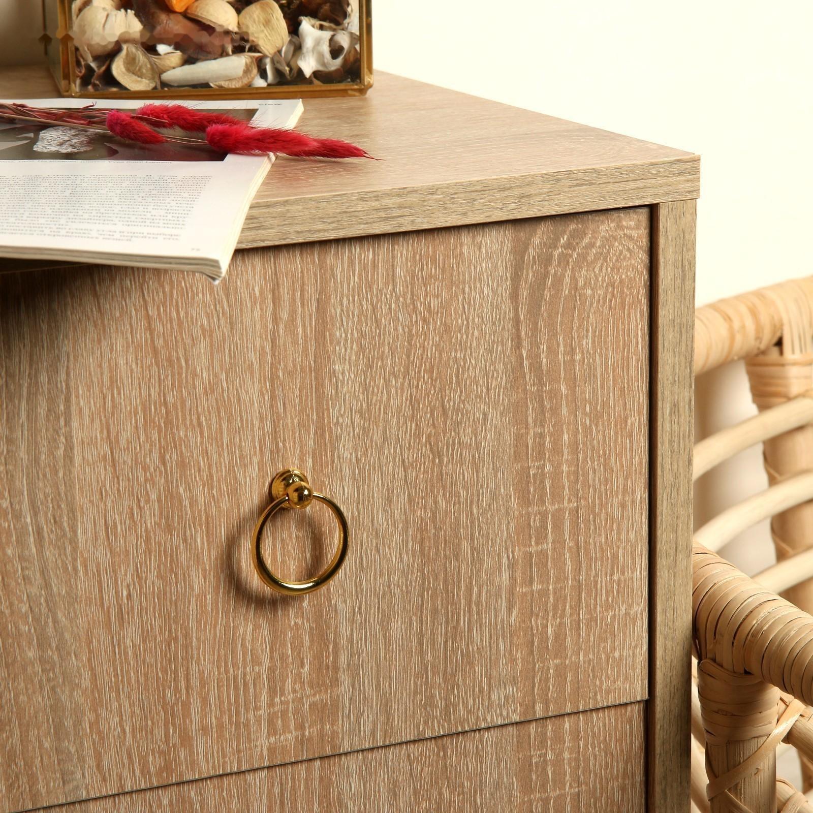 Ручка кнопка ТУНДРА РК109, цвет золото