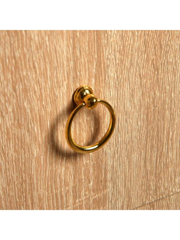 Ручка кнопка ТУНДРА РК109, цвет золото