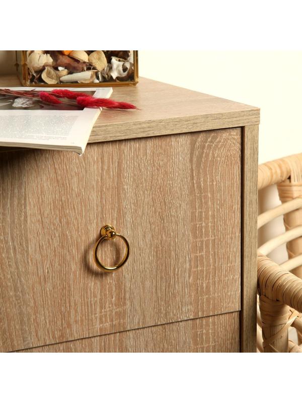 Ручка кнопка ТУНДРА РК109, цвет золото