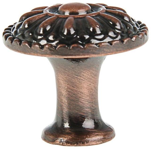 Ручка кнопка ТУНДРА РК112, цвет медь