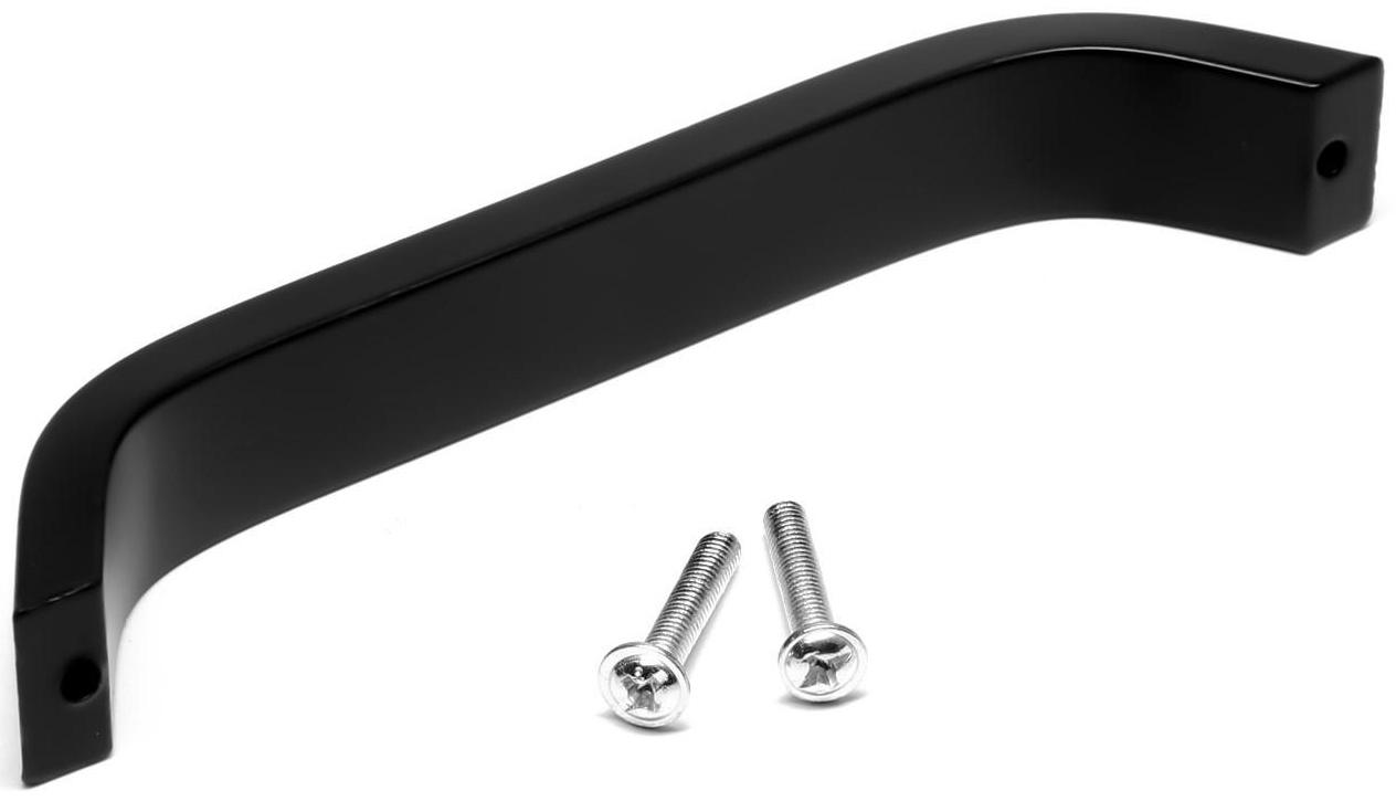 Ручка-скоба ТУНДРА РС109, м/о 128 мм, черная